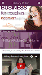 Mobile Screenshot of hillaryrubin.com